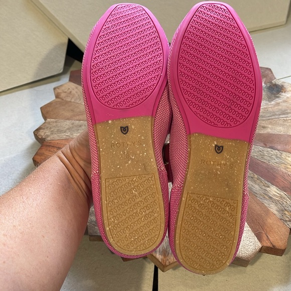 Rothy's The Square   Retired. Strawberry Ice pink flat  size 8 - Picture 7 of 10